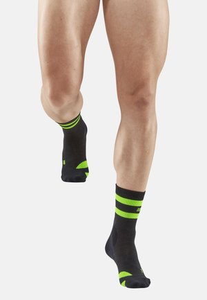 HIKING 80'S COMPRESSION MID CUT - Socken - stonegrey green