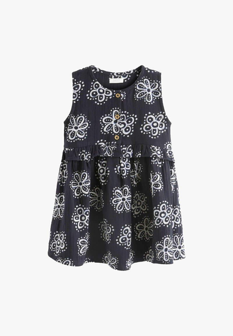 Next PEPLUM REGULAR FIT - Denní šaty - black floral