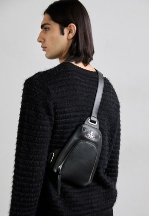 Vivienne Westwood SLING BAG UNISEX - Torbica za okoli pasu - black