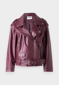 NMESTA PAULINA BIKER JACKET - Keinonahkatakki - windsor wine