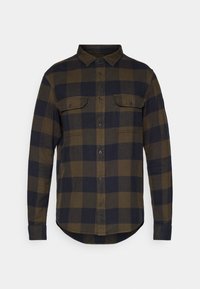 ÖVIK HEAVY FLANNEL SHIRT M - Overhemd - deep forest/dark navy