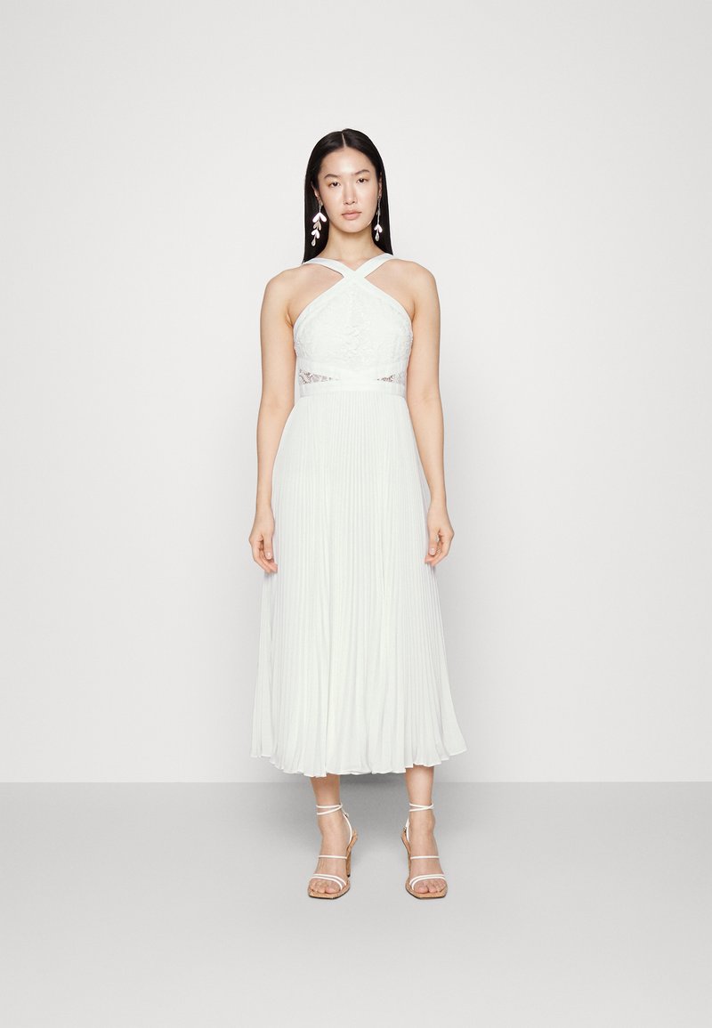 ML Monique Lhuillier - SLEEVELESS MIDI DRESS - Kokteiļkleita/ballīšu kleita - ivory, Palielināt