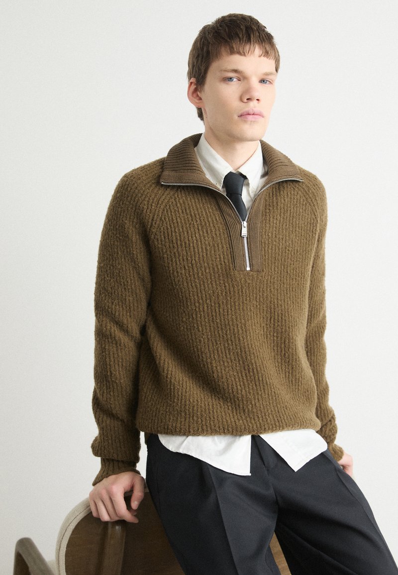 BOSS EBREZZO - Pullover - open green