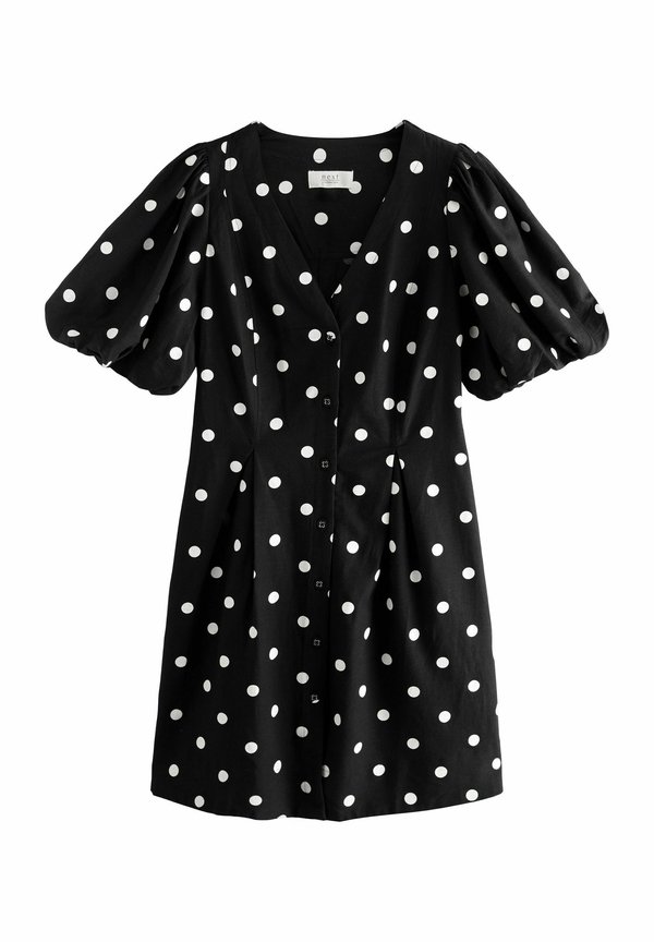 V-NECK PUFF SLEEVE MINI  - Blusenkleid