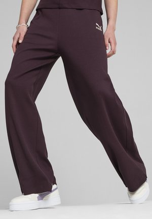 RELAXED - Träningsbyxor - midnight plum