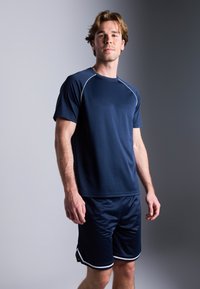 Pier One Sport SHORT SLEEVE T-SHIRT - T-shirt básica - dark blue