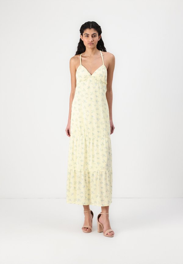 CHAIN BARE OPEN BACK MAXI DRESS - Maxi dress - macaron