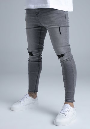DISTRESSED - Jeans Skinny Fit - grey
