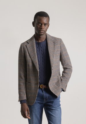 PATA DE GALLO - Americana - marrón