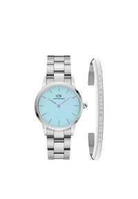 Daniel Wellington - ICONIC LINK CAPRI 28 + BRACELET SMALL - Hodinky - silver-coloured Miniatúrny obrázok 1