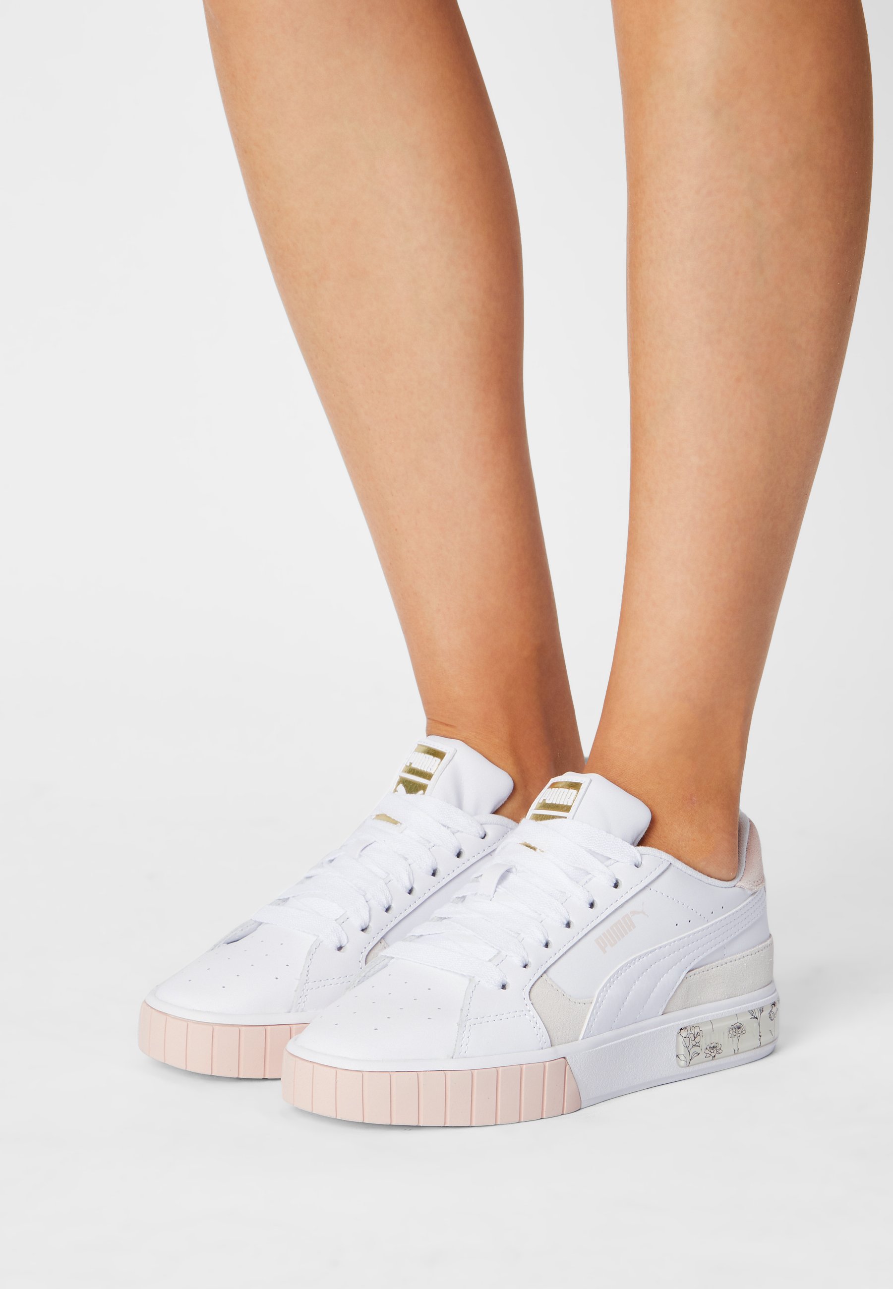 Puma Cali Star In Bloom Sneaker Low White Cloud Pink Marshmallow Weiss Zalando De