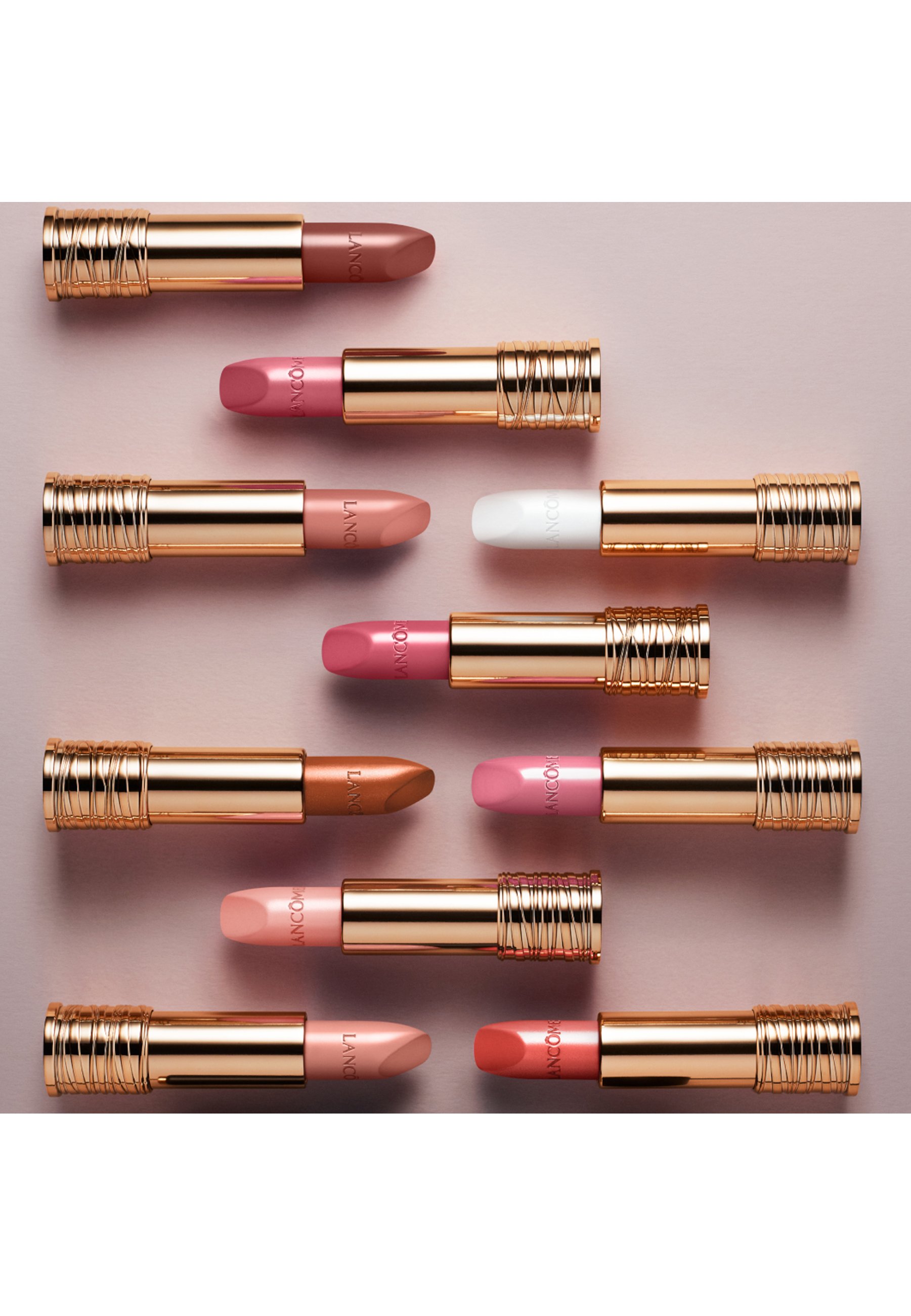 LANCÔME L'ABSOLU ROUGE CREAM - Lippenstift - tendre-mirage/apricot