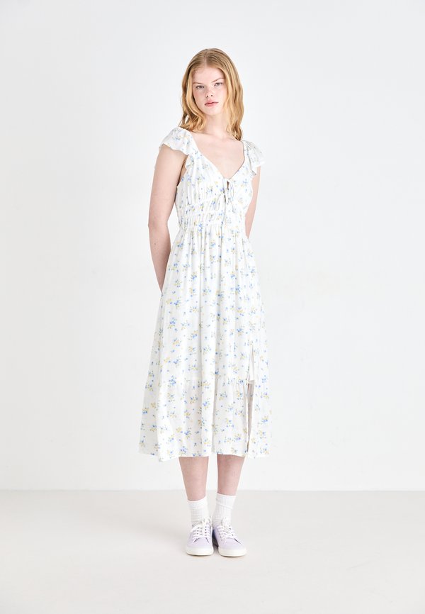 EMEA DOUBLE TIE MIDI DRESS  - Day dress - flying squirrel cw25