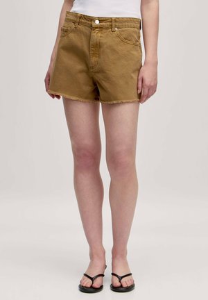 Denim shorts - braun