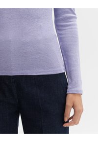 OPUS SOFT SLIM FIT BASIC - Langarmshirt - soft viola