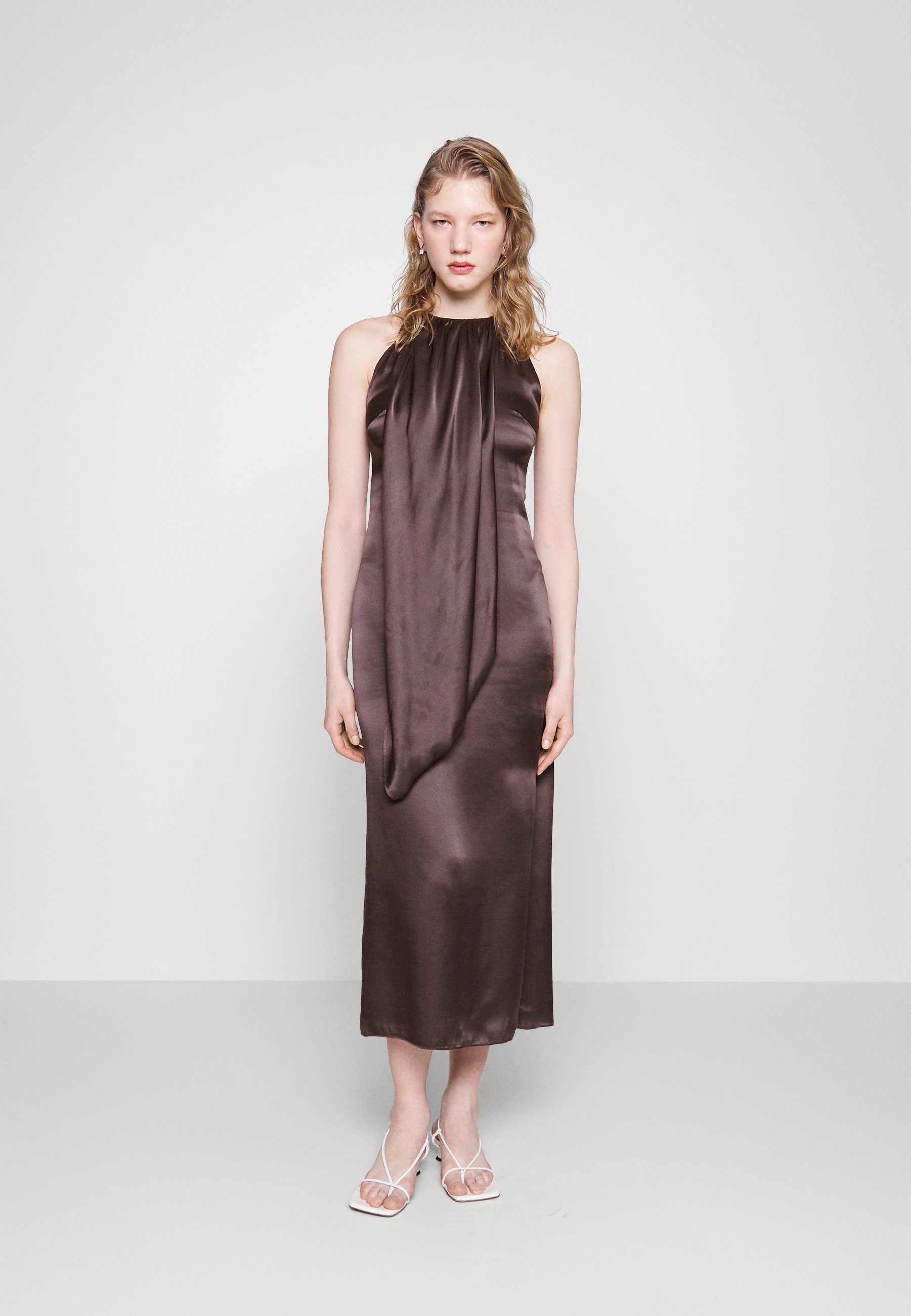 Robe Tiger Of Sweden DIARA - Rose Plissée - Fermeture éclair Dos - Taille 38