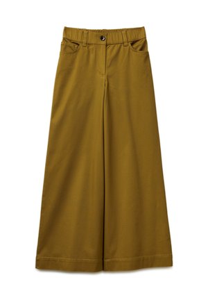 Sisley, WIDE-LEG TROUSERS - Trousers - brown
