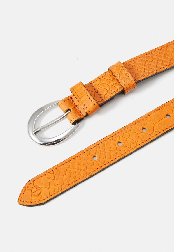 25 MM LEDERGÜRTEL MITSCHLIESSE - Belt - orange3