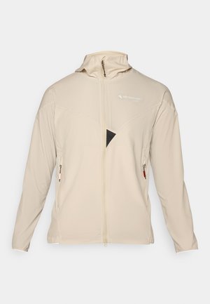 Klättermusen EITRE ZIP HOOD JACKET  - Tuulejope - clay