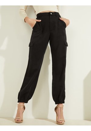Pantaloni cargo - black