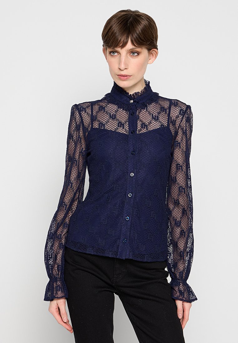 LIU JO Overhemdblouse donkerblauw LIU JO Overhemdblouse donkerblauw