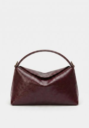 HVISK, NOTE RAW STRUCTURE - Τσάντα χειρός - deep burgundy