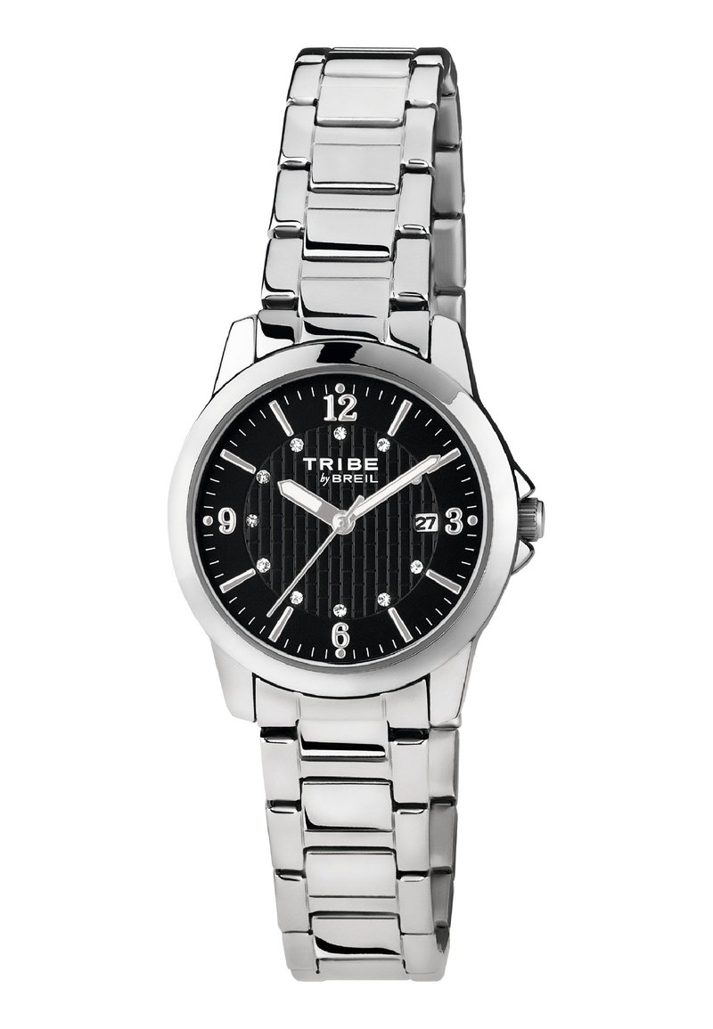 Breil Classic Elegance Orologio Uomo Cronografo – Cassa Acciaio 42mm – Quadrante Gun Effetto Sun Ray – Cinturino Regolabile 15.5-21 Cm
