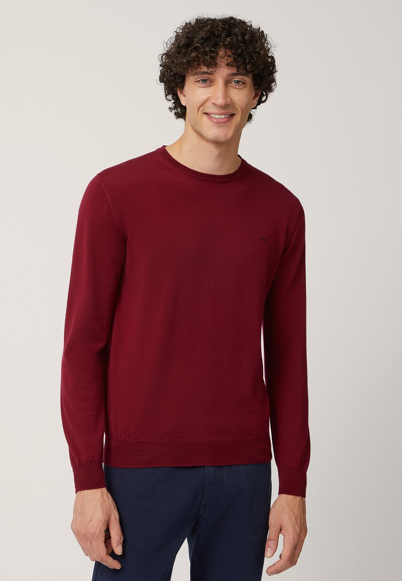 Harmont & Blaine GIROCOLLO CON LOGO - Maglione - rosso chiaro