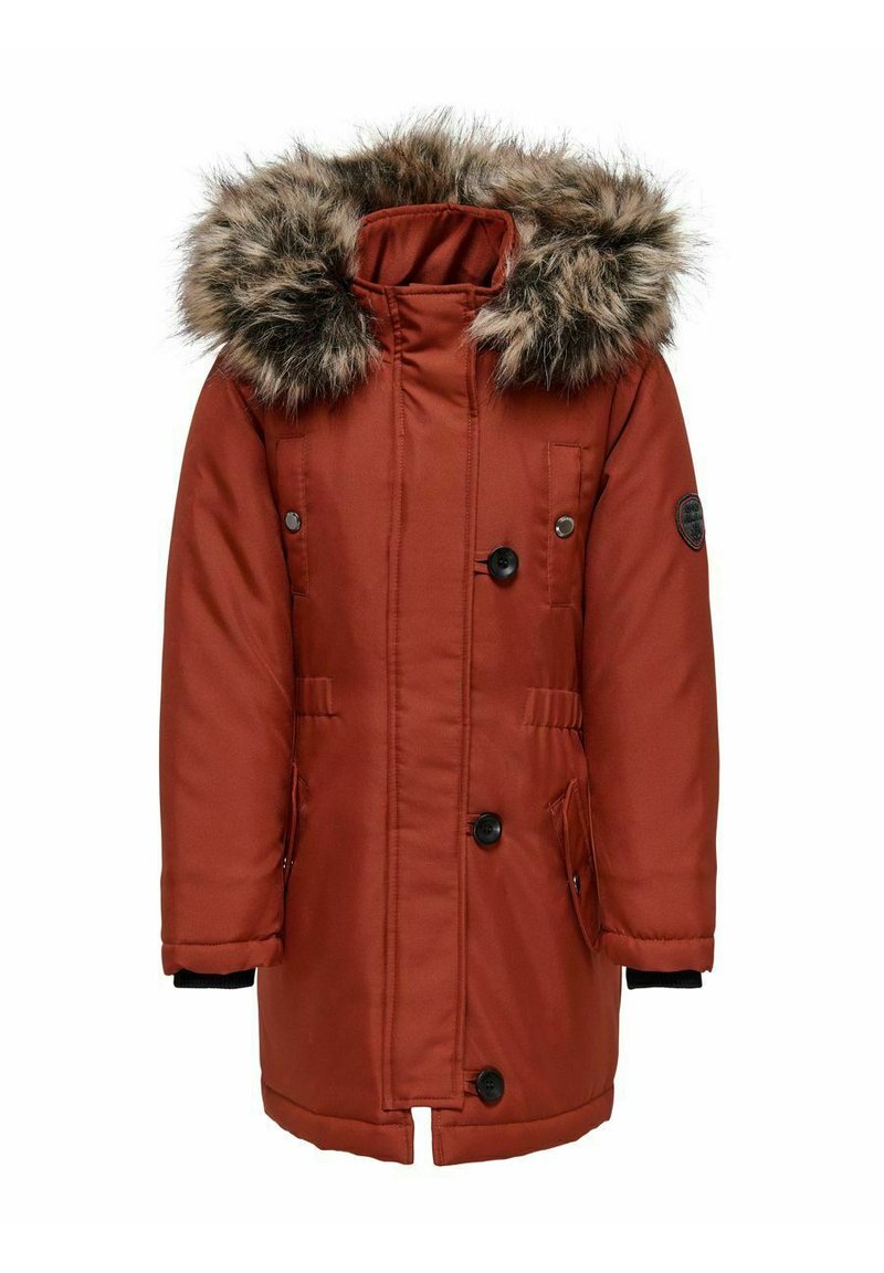 ONLY GIRLS Talvemantel - burnt henna