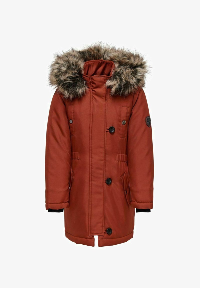 ONLY GIRLS Talvemantel - burnt henna