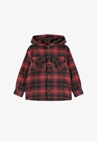 Ikke valgt, dark red check