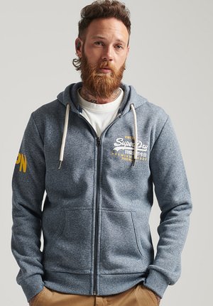 2-2-S-3-05 - Zip-up sweatshirt - tois blue grit