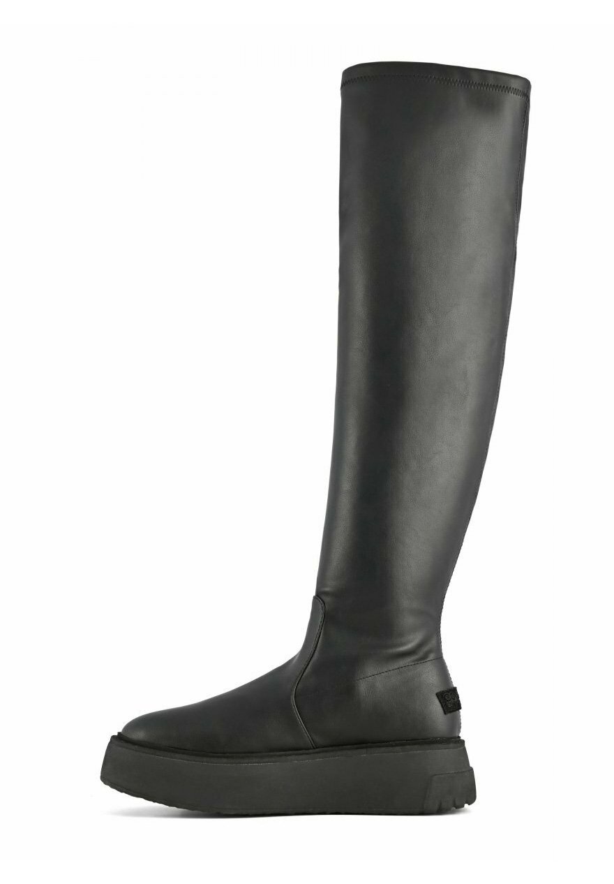 Stivali Platform In Pelle Scamosciata Colors Of California - Colore Tan, Suola Comoda