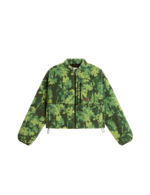 The North Face, W EXTREME PILE 2 FZ JACKET -PRINT. - Fleecejas - woodland green yosemite