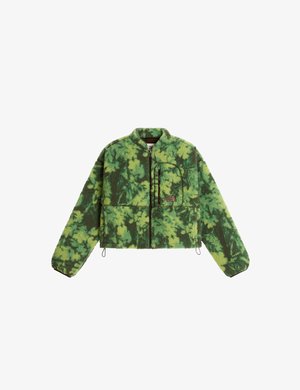The North Face, W EXTREME PILE 2 FZ JACKET -PRINT. - Fleecejas - woodland green yosemite