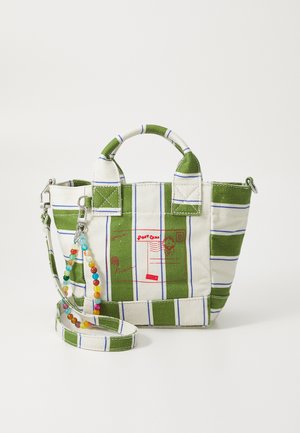 Becksöndergaard STRIPIE GABBY BAG - Handtasche - banana palm green