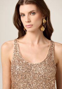 Oltre FULL PAILLETTES - Top - oro