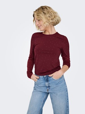 ONLY ONLZITA - Pitkähihainen paita - cabernet