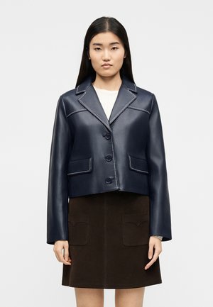 HEAVY - Bőrdzseki - midnightblue