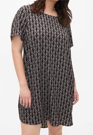 Denní šaty - mottled black