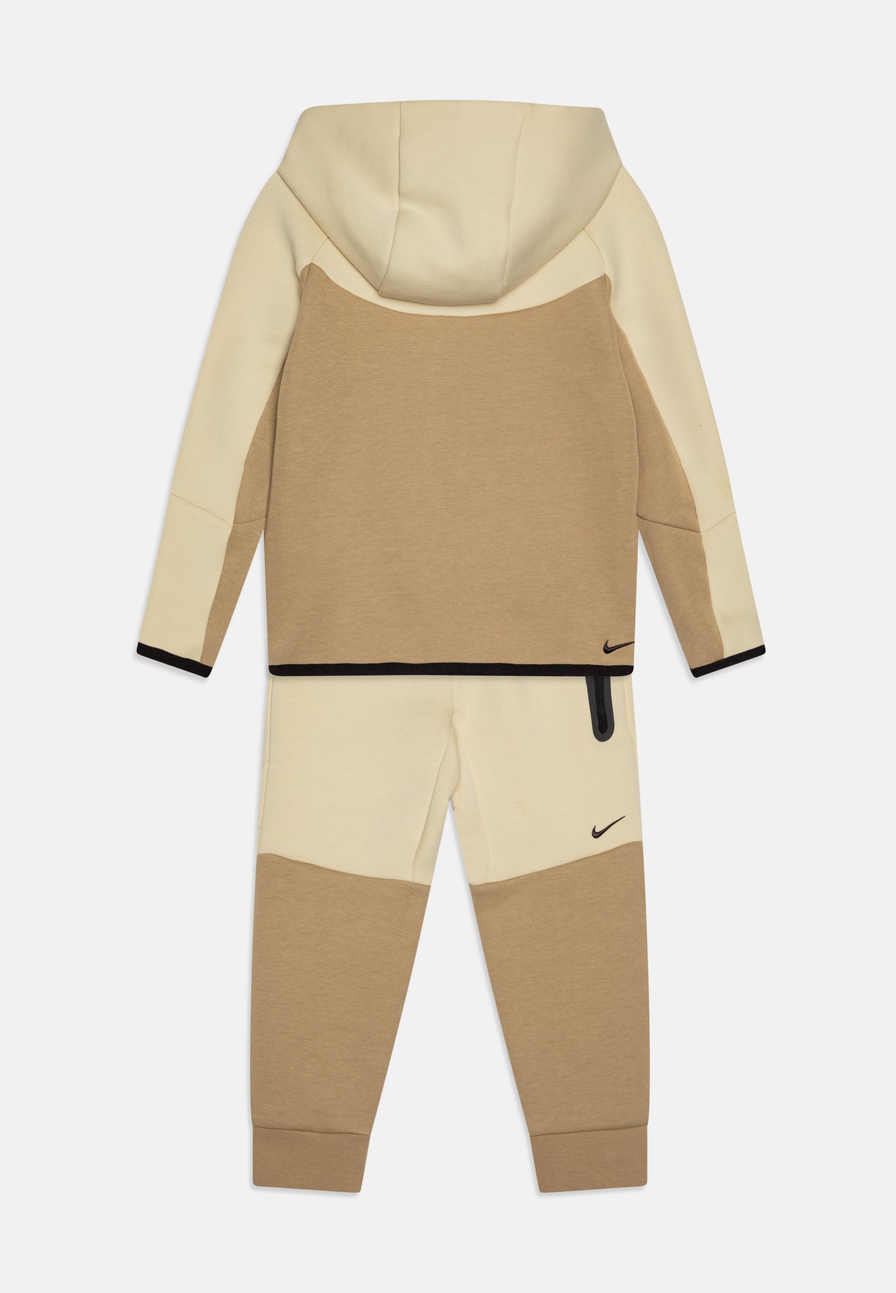 nike tech fleece beige tracksuit