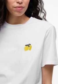 VILA VINORA S/S NOOS - T-shirts print - bright white