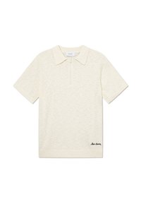 BRAD ZIPPER - Polo krekls - ivory