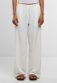 Urban Classics STRUCTURED WIDE - Kelnės - white