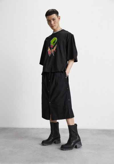 REAMEREI UNISEX - Μπλουζάκι με στάμπα - black