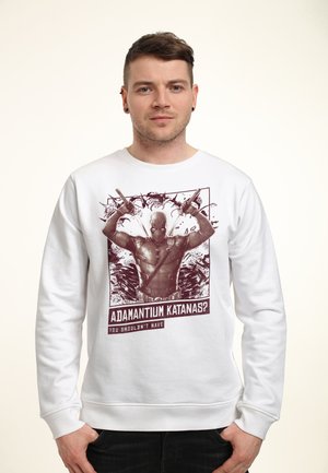 Henry Tiger, DEADPOOL & WOLVERINE ADAMNTIUM KATANAS - Sudadera - white