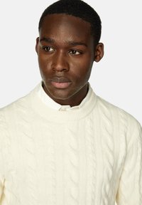 Boggi Milano CREW NECK - Svetrík - white