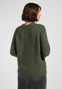Lee LONG SLEEVE - Neule - olive gray