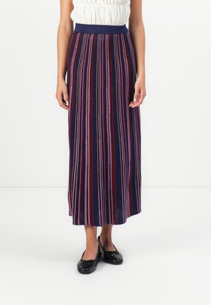VIMELVINA GLITTER MIDI SKIRT - Maxi sukně - jester red