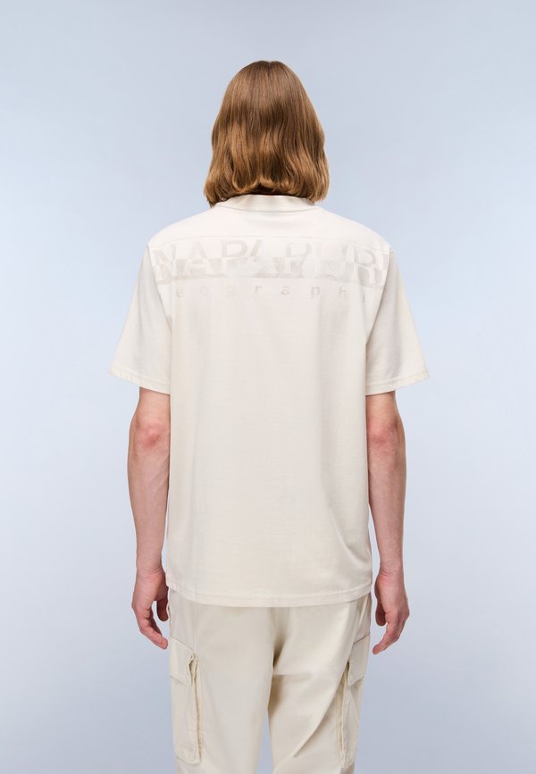 FANES - Print T-shirt - beige dimity